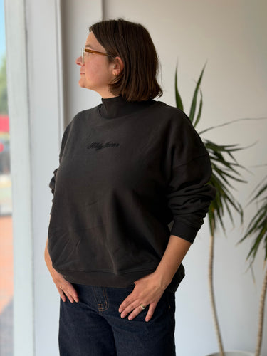 47 Brand NWT Black Logo Sweatshirt, Large