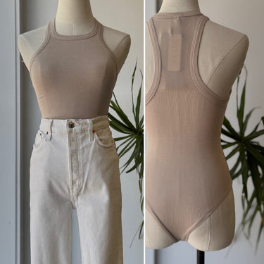 Alix NYC NWT Austin Bodysuit in Almond, XSmall