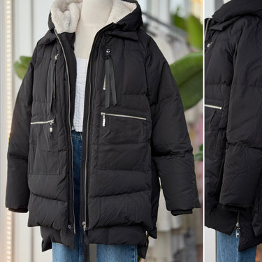 Orolay Black Thickened Down Jacket, XSmall