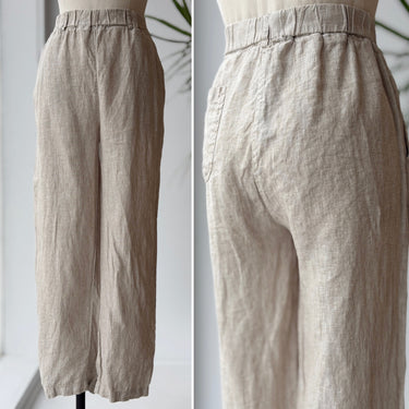 Quince Oat Linen Pull On Pants, Medium