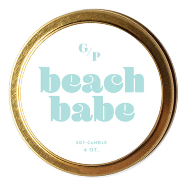 Beach Babe Just Because 4 oz. Candle Tin