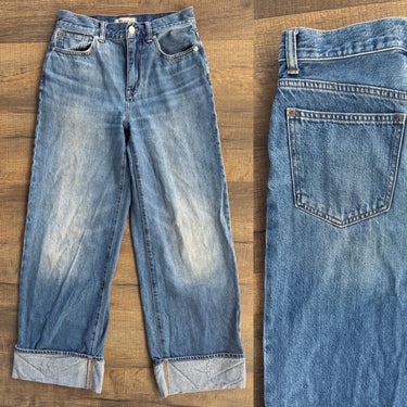 Madewell Super Wide Leg Jeans, 25