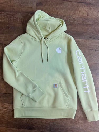 Carhartt Lime Hoodie, Small