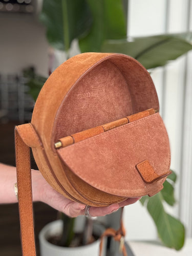 Rachel Comey Baan Suede Circle Bag- AS IS