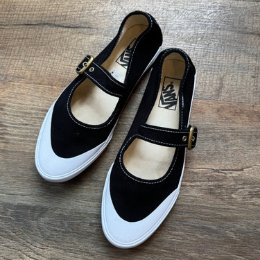 Vans Black Mary Jane Shoes, 9