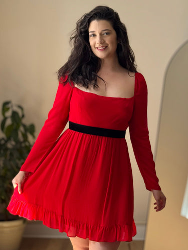 Reformation NWT Silves Dress in Poinsettia, 12