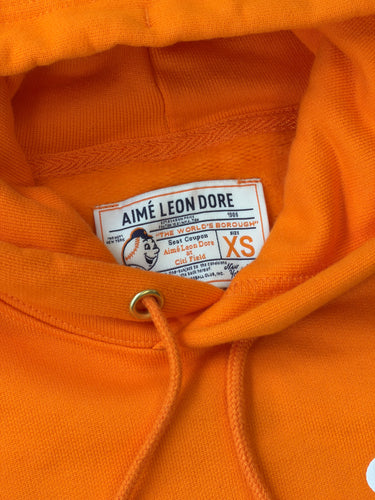 Aime Leon Dore x New York Mets NWT Big Logo Hoodie in Orange, Men's XSmall