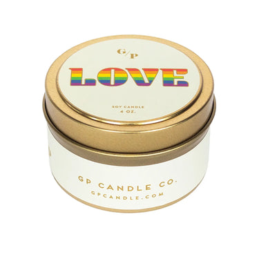 Love Pride Just Because 4 oz. Candle Tin