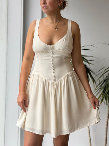 Reformation NWT Wynn Dress in White, 12
