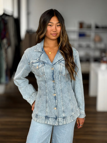 7 For All Mankind Denim Jacket, Small