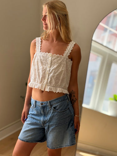 Gap X Doen NWT Eyelet Tank, Medium
