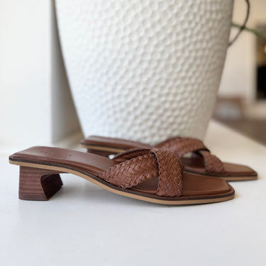 Bembien Woven Knot Kitten Heel Sandals, 38