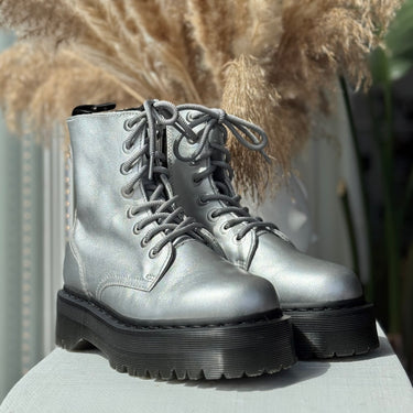 Dr Marten Silver Jadon Boots, 8