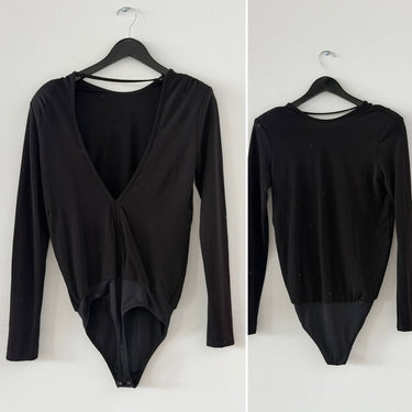Anine Bing Shoulder Pad Bodysuit, Small