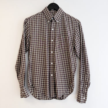 Band Of Outsiders Men's Plaid Button Down, XSmall