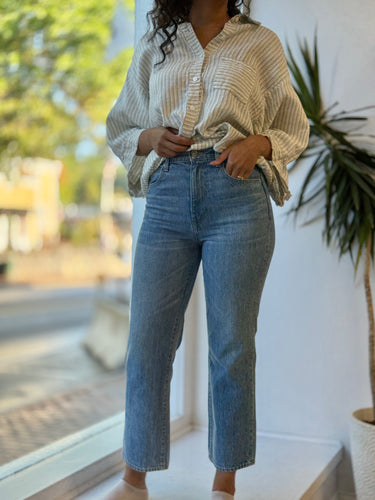 SLVRLAKE London Crop Jeans, 27