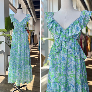 J.Crew Green & Blue Floral Dress, 6