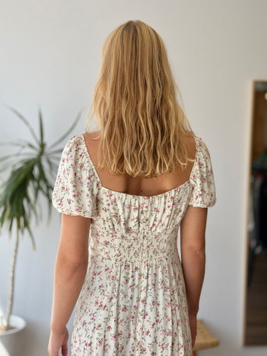 Reformation White Floral Dress - as is, 8