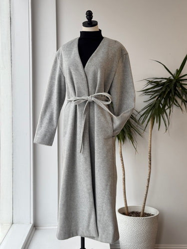 Reformation Gray Carly Coat, Medium