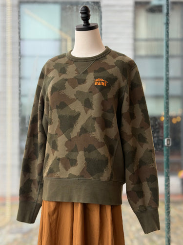 LL Bean X Todd Snyder Camo Sweatshirt, Small