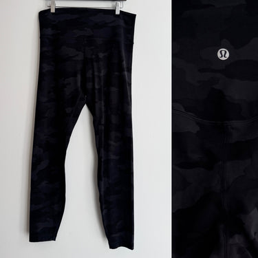 Lululemon Black Camo Leggings, 14