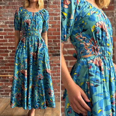 Cleobella NWT Misha Ankle Dress in Calypso, XSmall