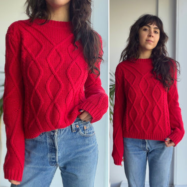 Paradis Perdus Valère Sweater in Red, Small