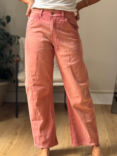 B Sides AS IS Pink Barrel Jeans, 26
