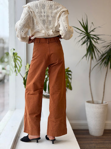 Jesse Kamm Sailor Pants in Terracotta, 2