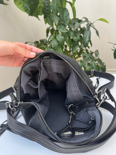 Rough & Tumble City Safari 3-Way XL Bag in Plonge Black