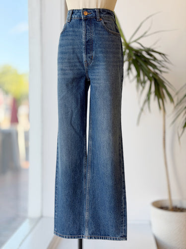 Doen Straight Leg Dark Wash Jeans, 27