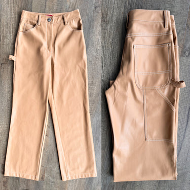 Staud Faux Leather Pants, 0