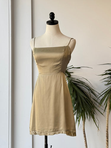 Wilfred NWT Beige Silky Mini Dress, 8