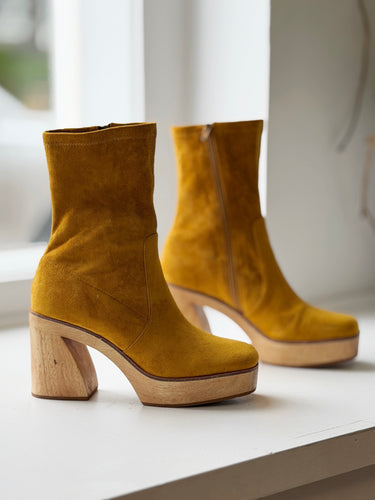Charlotte Stone Vegan Suede Stina Boots, 10