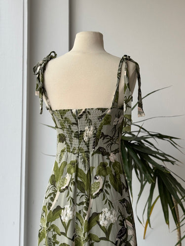 Reformation Nikita Dress in Tropical, as is, small pull, 4