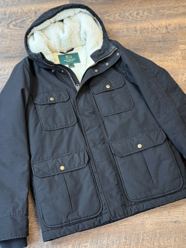Aime Leon Dore x Woolrich Mountain Jacket in Black - retail 735, Men's Small