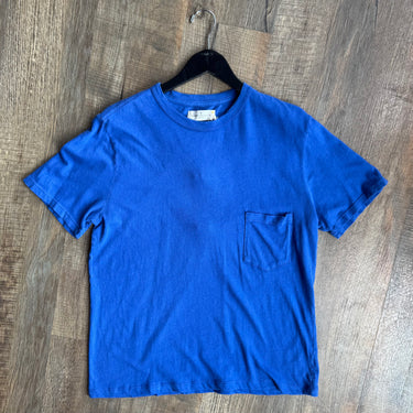 Imogene + Willie NWT Blue Knit Pocket Tee, Small