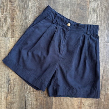 Artlove Navy High Waisted Shorts, 38