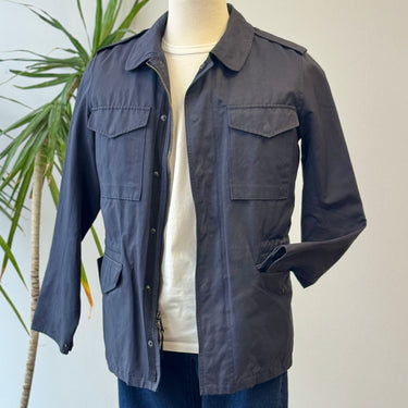 Rag & Bone Navy Field Jacket with Sherpa Lining, Men's 38