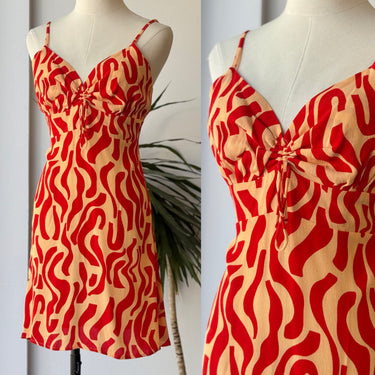 Faithfull The Brand Skyea Mini Dress in La Cateau, US 8