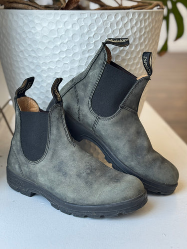 Blundstone Charcoal Chelsea Boots - gently worn, AU 5 / US 8