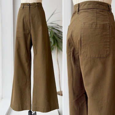 Ali Golden Wide Leg Pants, Large