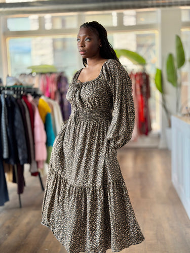 Christy Dawn Jennica Dress in Noir Harvest, 3XL