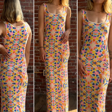 Mara Hoffman Jersey Geo Pattern Dress, Small