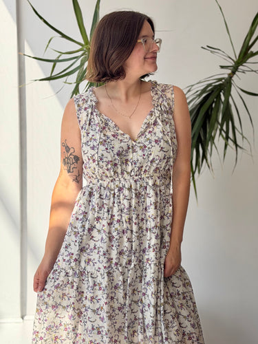 Xirena AS IS June Cotton Silk Dress - faint discoloration, Medium