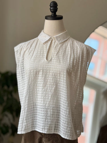 Nation LA White Sheer Top, small