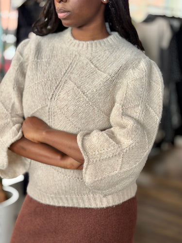 ba&sh West Texture Knit Sweater, 2/Medium