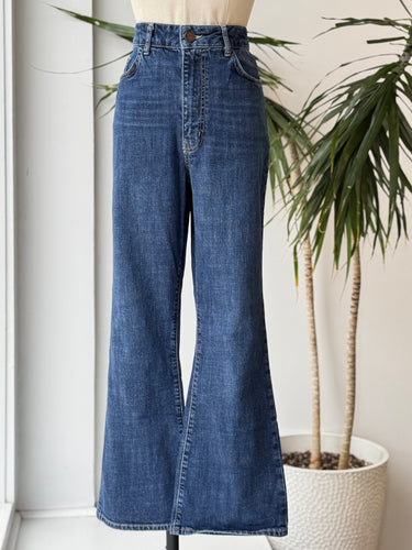 La Ligne Dark Wash Flare Jeans, 31