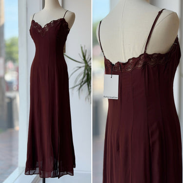 Reformation NWT Lucine Dress in Mahogany, 8