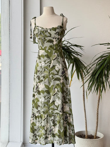 Reformation Nikita Dress in Tropical, as is, small pull, 4